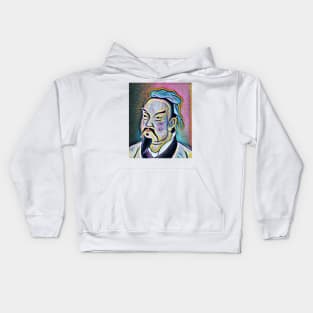 Sun Tzu Portrait | Sun Tzu Artwork 10 Kids Hoodie